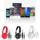 thumbnail image 3 of Auriculares sobre la oreja con cable, cascos con micrófono, graves, sonido Hifi, música, estéreo, para Iphone, Xiaomi, Sony, Hu, Pc, 3 of 5