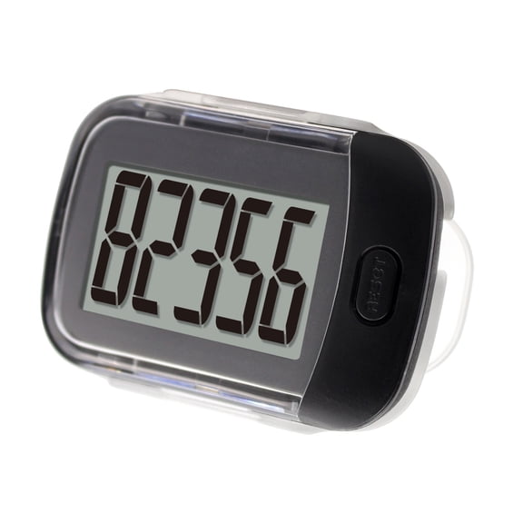 Wbeng 3D Pedometer for Walking, Simple Walking Step Counter with Removable Clip and Lanyard, Step Tracker with Large Digital Display, Accurately Track Steps for Women Men Seniors
