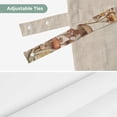 thumbnail image 6 of Mushroom Tie Up Valance Curtains for Windows, Kitchen Curtains Window Shades, Farmhouse Summer Botanical Floral Rustic Light Filtering Roman Curtain Valances for Bedroom/Bathroom/Cafe 42"x12", 6 of 9