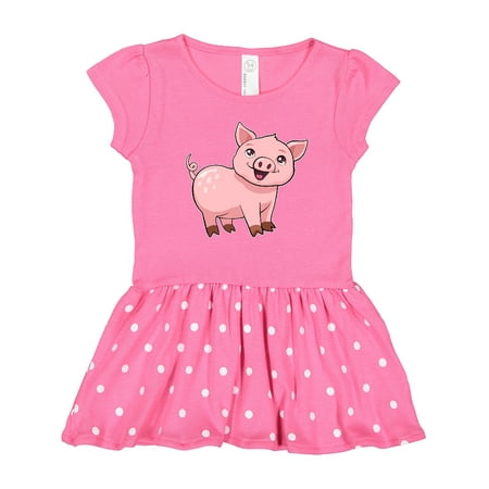 

Inktastic Cute Pig Gift Toddler Girl Dress