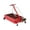 Red w/12V Electric Pump, variant on 15 Gallon Low Profile Rolling Oil Drain Pan Cart – Manual Pump, 8 ft Hose, Folding Handle | Heavy-Duty Metal Waste Oil Container for Cars, Trucks, SUVs, RVs, Buses