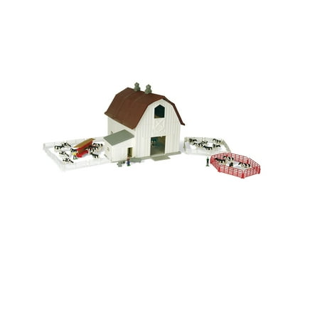 - 1:64 Scale Farm Country Dairy Barn Playset