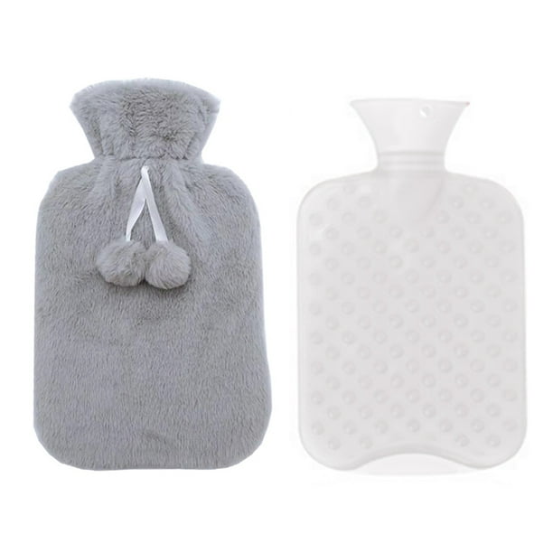 Hot Water Bottle (2 Liter), for Pain Relief, Menstrual Cramps, Neck and