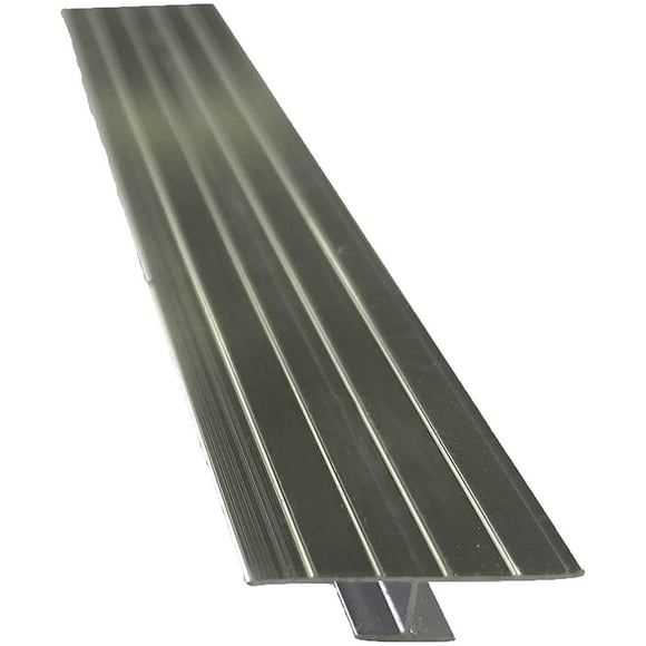 Perfil A3 de 2 Piezas de 120 cm Tiras Decorativas de Aleación de Aluminio Single Joint (plata) Ximxi Perfil A3 de 120 cm plateado