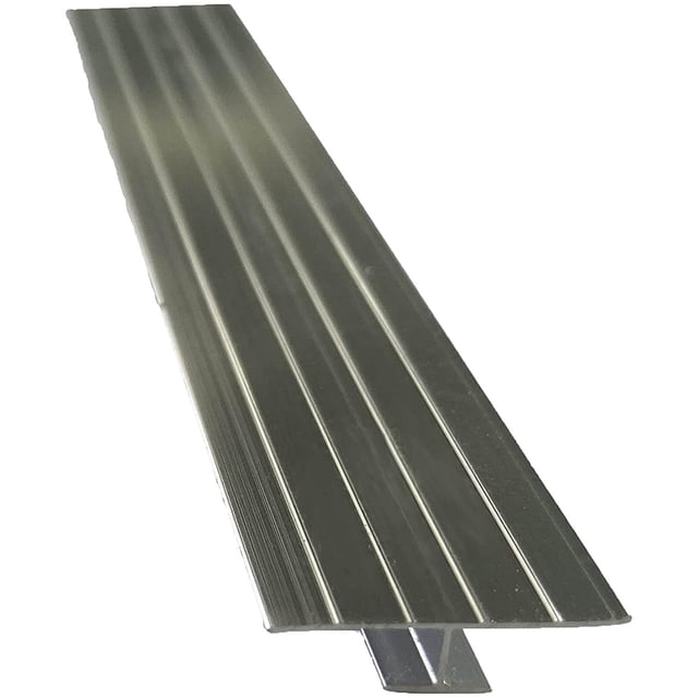 Perfil A3 de 2 Piezas de 120 cm Tiras Decorativas de Aleación de Aluminio Single Joint (plata) Ximxi Perfil A3 de 120 cm plateado