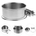 thumbnail image 6 of UPKOCH 1Set Hanging Pet Bowls Elevated Structure Silver Stainless Steel Dog Feeding .9*3.9*1.8in, 6 of 8