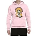 thumbnail image 2 of Wild Bobby, Betty Boop Good Vibes Only Betty Boop Unisex Hoodie Sweatshirt, Light Pink, XX-Large, 2 of 5
