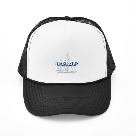 CafePress - Charleston SC - Adjustable Unisex Printed Trucker Hat with Mesh Back