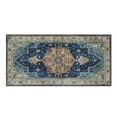 thumbnail image 2 of Washable Skid-Resistant Accent Rug Geometric Blue Multi 24" x 48", 2 of 9