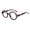 Brown, variant on MARE AZZURO Retro Round Frame Women Reading Glasses, Fashion Tortoise Eyeglasses for Daily Reading