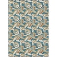thumbnail image 2 of Addison Rugs Chantille Indoor/Outdoor Transitional Casual Teal Machine Washable Rectangle Rug, 8' x 10', 2 of 8