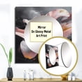 thumbnail image 3 of Designart "Graceful Lilies White IV" Floral Lily Square Mirror For Wall Decor - Large White Square Mirror Printed Wall Decor - Modern Square Living Room Mirror, 3 of 5