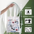 thumbnail image 2 of WZMPA Singer Album Tote Bag Singer Concert Gift Singer Lyric Fans Reusable Grocery Bags Singer Merchandise, 2 of 7