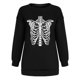 thumbnail image 4 of Sudadera Para Mujer Moda Estampado Cuello Redondo Pullover Tops Manga Larga Cómoda Blusa Sudadera Odeerbi ODB128742, 4 of 6