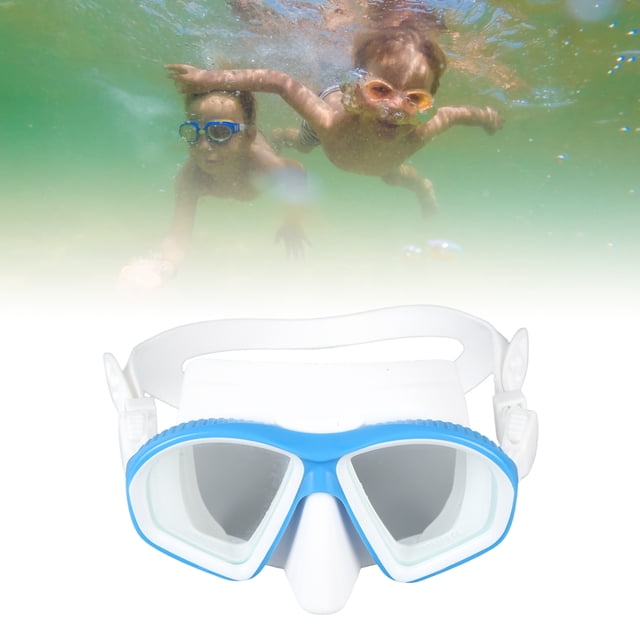 Gafas De Buceo, Lentes De Vidrio De Alta Definición Gafas De Natación Silicona Y Vidrio Templado Presión Ocular Difusa Ajustable Sellado Fuerte Para Surfear