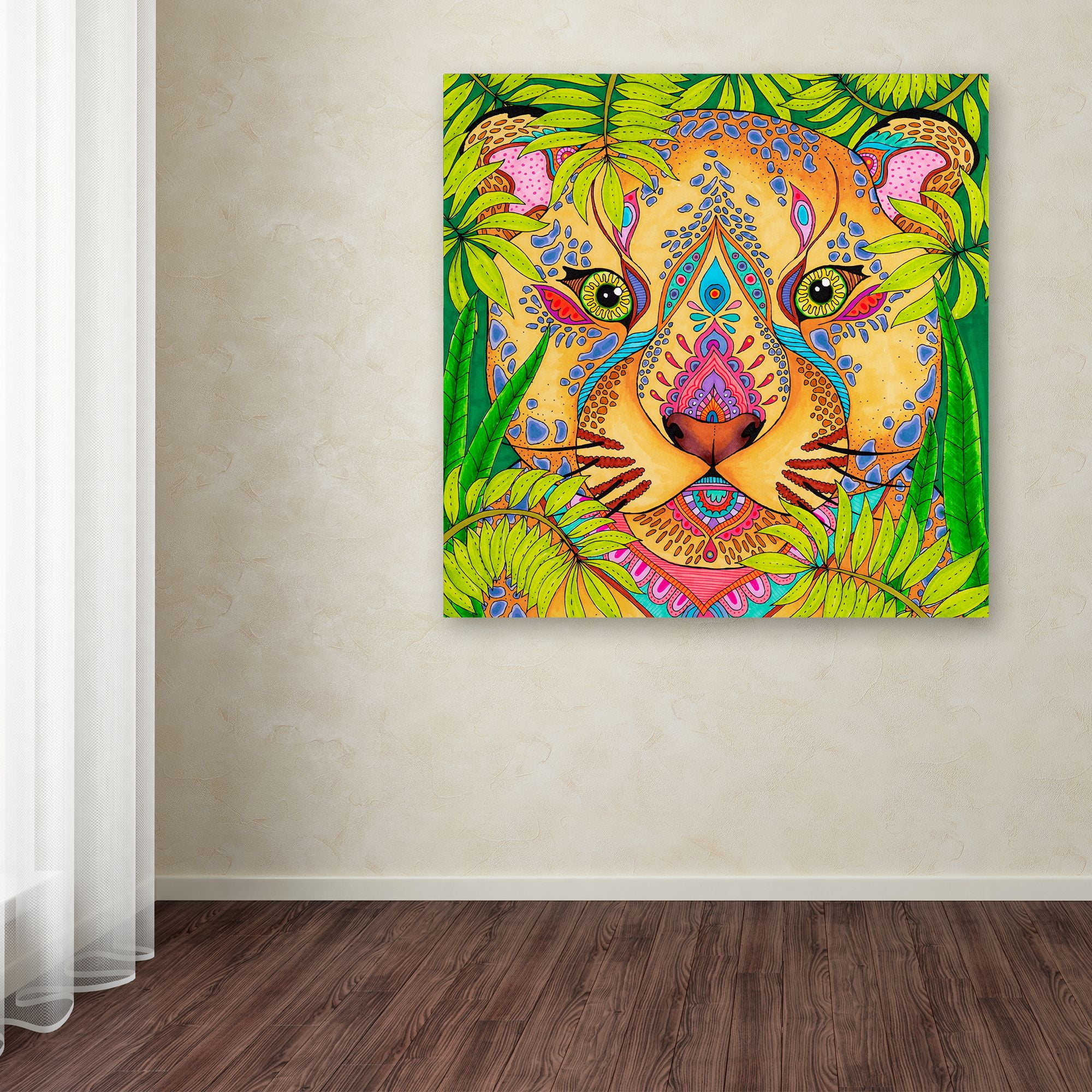 Trademark Fine Art 'Tropical Paradise 14 Color' Canvas Art by Hello Angel