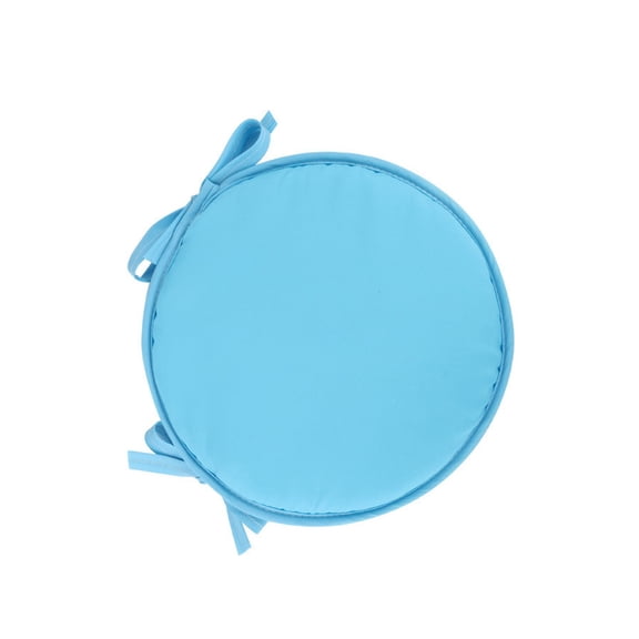 Round Chair Cushion with Thick Sponge for Indoor Outdoor Use 14.82 in Garden Terrace Seat Mat for Furniture Decoration Colorful Circular Pad for Home Use Sky Blue