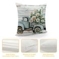 thumbnail image 4 of GOSMITH Eucalyptus Leaves Throw Pillow Covers Blue Truck Home Sweet Home Farmhouse Decorative Pillows Soft Cushion Cases for Couch Sofa Bed Home Decor, 4 of 5