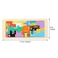 thumbnail image 4 of 1 Set of Portable Animal Puzzles Wooden Cartoon Puzzle Toys Interactive Animal Puzzles, 4 of 8