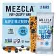 thumbnail image 1 of Vegan Protein Bars, Gluten Free Snack Made with Pea Protein, Organic Vanilla, Blueberries and Other Premium Ingredients, Healthy Snacks, Maple Blueberry, 10g of Protein, 12 Pack, 1 of 5