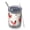 White Chicken Folk, variant on 12oz Tumblers White Chicken Folk Pattern Vacuum Insulated Stainless Steel Travel Tumbler Cups Mug with Lid and Straw for Beer,Coffee,Beverages with Cleaning Brush for Cold & Hot Drinks