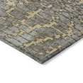 thumbnail image 4 of HomeRoots 596795 5 x 8 ft. Gold & Gray Abstract Washable Indoor & Outdoor Rectangle Area Rug, 4 of 5