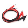 thumbnail image 2 of 2pcs Silicone Banana Plug Crocodile Clip Test Probe Lead Cables P1040, 2 of 5