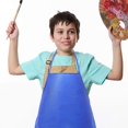 thumbnail image 3 of Kids Paint Smock Non Woven Artist Aprons for Painting 5Pcs Assorted Color, 3 of 5