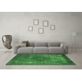 thumbnail image 3 of Ahgly Company Indoor Round Oriental Emerald Green Industrial Area Rugs, 5' Round, 3 of 4