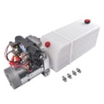thumbnail image 5 of Mustrod 12V DC Dump Trailer Hydraulic Pump 8 Quart Double Acting Hydraulic Power Unit 3200 PSI 2.0 GPM for Scissor Lifts, 5 of 12