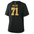thumbnail image 3 of Women's Fanatics Evgeni Malkin Black Pittsburgh Penguins Authentic Stack Name & Number T-Shirt, 3 of 3