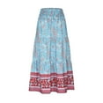 thumbnail image 3 of Hvot&aat Women's Bohemian Long Skirts Flowy High Waist A Line Maxi Skirts Casual Trendy Floral Printed Skirts, 3 of 5