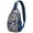 Geometric Boho, variant on Sparkly Unicorn Rainbow Sling Backpack for Women Women, Cute Cartoon Travel Bag with Galaxy Stars and Mystical Fantasy Scene