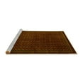 thumbnail image 2 of Ahgly Company Machine Washable Indoor Square Abstract Yellow Modern Area Rugs, 5' Square, 2 of 4