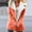 Orange, variant on AOOCHASLIY 2023 Women Tops Women Winter Warm Composite Plush Button Lapels Jacket Outwear Coat