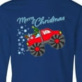 thumbnail image 4 of Inktastic Merry Christmas- Santa Drives a Monster Truck Long Sleeve Youth T-Shirt, 4 of 5