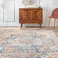 thumbnail image 4 of nuLOOM Chanda Persian Vintage Area Rug, 6' 7" x 9', Blue, 4 of 4