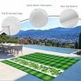 thumbnail image 3 of St. Patrick's Day Outdoor Rug for Patio/Deck/Porch, Non-Slip Large Area Rug 3 x 5 Ft, Lucky Shamrock Grasses Green Plaid Indoor Outdoor Rugs Washable Area Rugs, Reversible Camping Rug Carpet Runner, 3 of 8