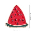 thumbnail image 4 of Broche de sandía adorable, broche divertido con etiqueta de fruta de simulación, broche con elegante patrón de sandía, 4 of 7