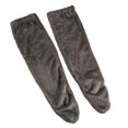 thumbnail image 3 of Calentador de piernas de felpa, calcetines hasta la para mujer, calcetines cómodos para dormir, medias de invierno, calcetines hasta el muslo Gris Yinane Calentadores de piernas de felpa, 3 of 8