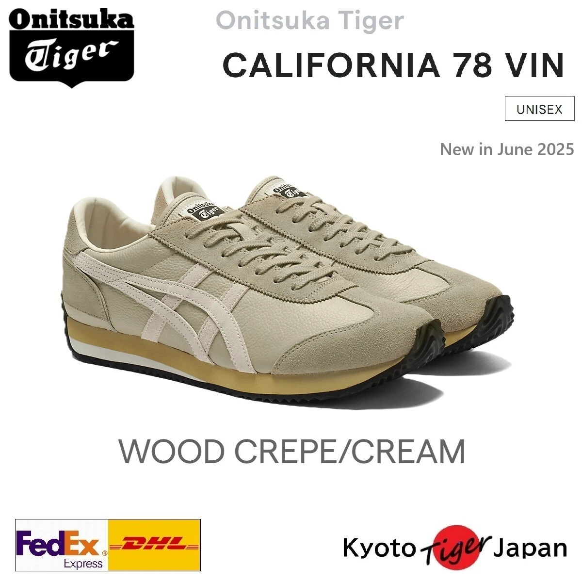 Onitsuka & Tiger CALIFORNIA 78 VIN(WOOD CREPE/CREAM)1183C443.200