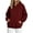 Wine, variant on Cmfcve Women Oversized Hoodies Fall Drop Shoulder Daily Sweatshirts Casual Lounge Winter Pullover Tops with Kangaroo Pocket