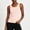 Pink, variant on ClodeEU Women's Scoop Neck Ribbed Tank Top, Sleeveless Slim Fit Basic Cami Black,Women's Plus L