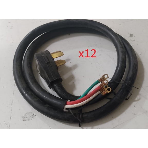 Appliance Factory Parts 12 Pack Range Cord 6 ft 4 wire 50 AMP MAG542612PACK