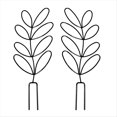thumbnail image 1 of 2 Enrejados de Metal para Plantas Interior, Soporte Exteriores Trepadoras en Macetas, Perfectos Enredaderas, 1 of 7