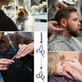 thumbnail image 2 of 6.5 Inch 28 Teeth Stainless Steel Barber Thinning and Texturizing Hair Shears, 2 of 9