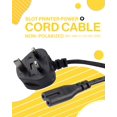 thumbnail image 3 of Cable de alimentación UK de 2 ranuras no polarizado IEC-320-C7 a CEE 7/16, 3 of 5