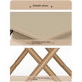 thumbnail image 5 of Folding Camping Stool, Portable Outdoor Camping Chair with Storage Bag, Portable Chair for Adults, Foldable Stool for Fishing, Hunting, Travel, Backpack, Hiking (khaki) ﻿, 5 of 7