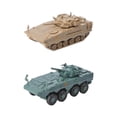 thumbnail image 1 of 2pcs Armoured Tank Model 1:72 Scene 4D Model Toys Playset Collection Desk Decoration Favors Birthday Souvenirs for Boys Zulema Tanques en miniatura, 1 of 8