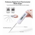 thumbnail image 2 of Digital Meat Thermometer - Precise Instant Read with 304 Stainless Steel Fold-Away Probe and LCD Backlight – Great for Meats, Candy, Liquids and More!, 2 of 8